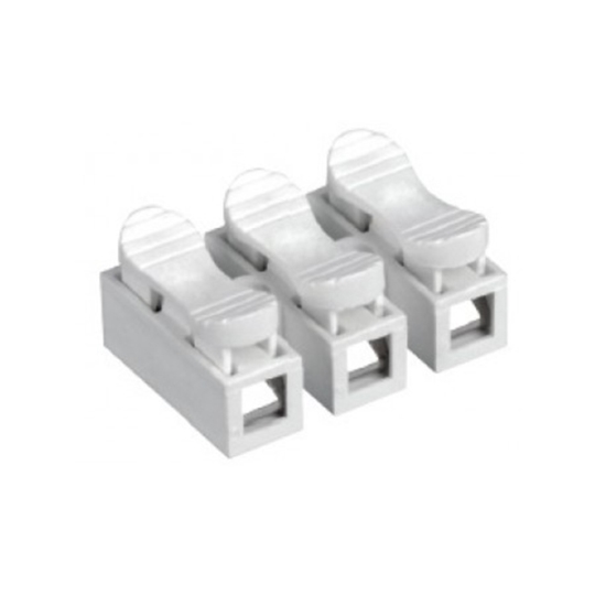Клемна колодка 3х2,5 мм² натискна, WIRE SPRING-3/2.5, HOROZ
