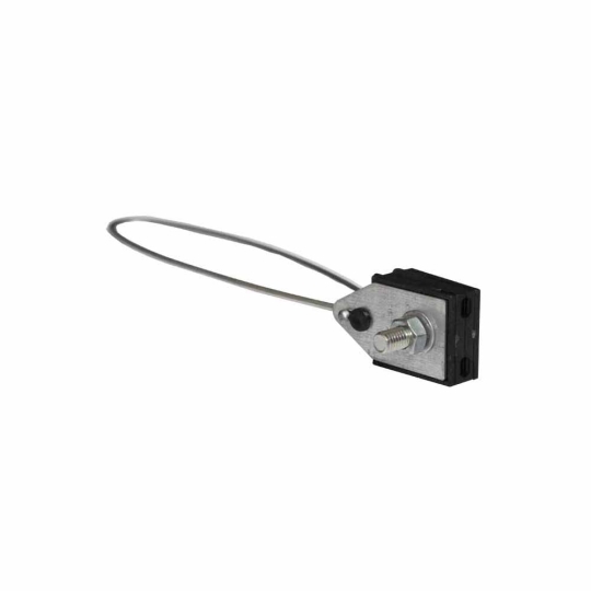 Б00043733 Затискач анкерний 2х(10-25), ЗА 1.1 PP (скоба), поліпропілен, Bilmax