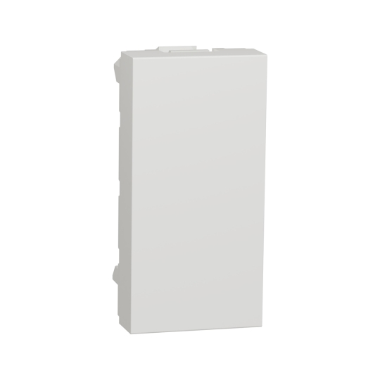 NU986518 Заглушка, 1 модуль, біла, New Unica, Schneider Electric