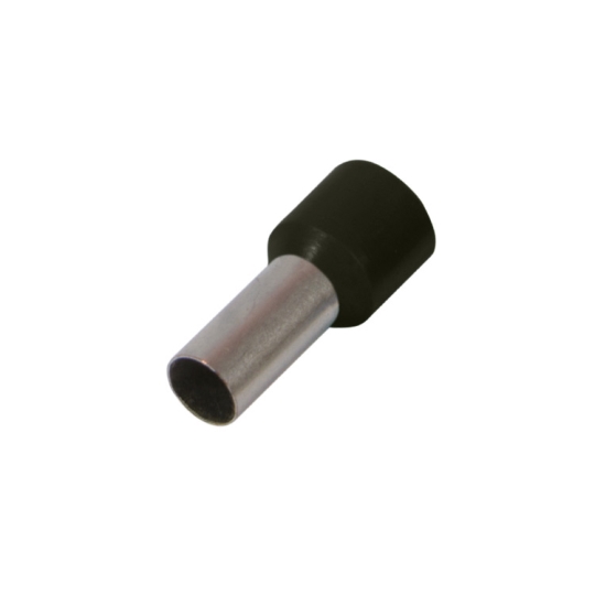 s3036031 Ізольований наконечник втулковий e.terminal.stand.е2508.black, 2,5мм чорний ENEXT (100шт.)