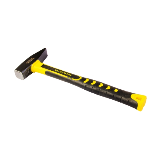 02-0805 Молоток слюсарний 500г, ручка скловолокно з TPR покриттям, MASTERTOOL