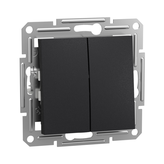EPH0300171 Вимикач 2кл., антрацит, ASFORA, Schneider Electric