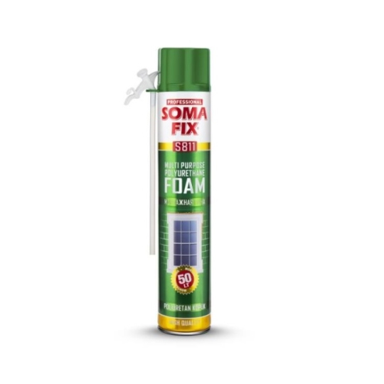 Піна монтажна ручна, 750 мл, всесезонна, S811, PROFESSIONAL, Soma Fix