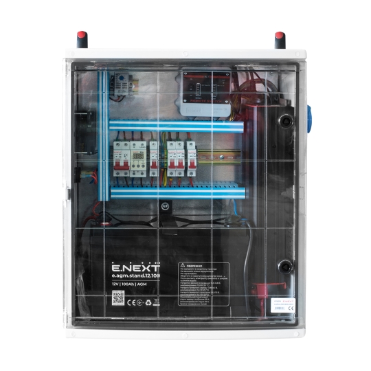 s0104005 Шафа безперебійного живлення e.ups.plbox.500/1200, 500Вт, 1200Вт*год, IP44 Enext
