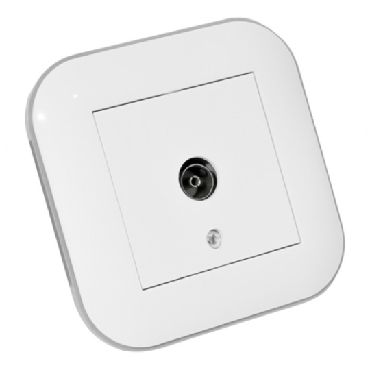 Механізм розетки ТВ кінцевий білий Grano / Loft OVIVO (без рамки)