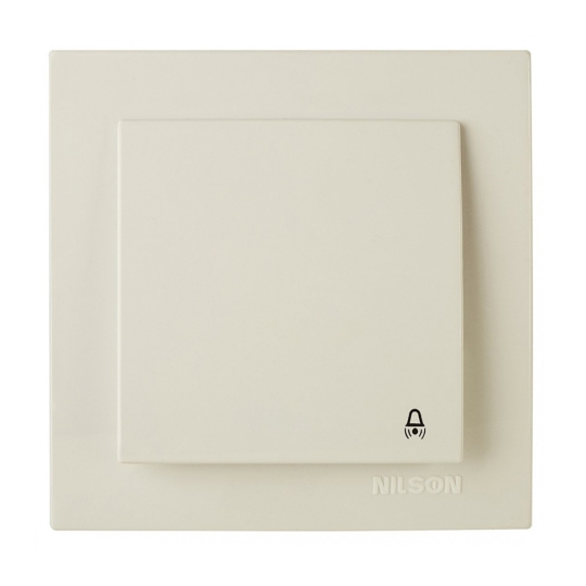 24121012 Вимикач дзвінок, кремовий, Touran, Nilson