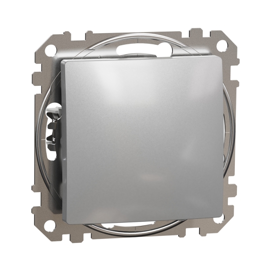 SDD113107 Вимикач 1кл. перехресний, алюміній, Sedna Design, Schneider Electric