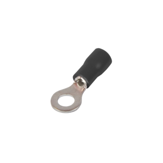 s1036003 Наконечник кільцевий 0.5-1.5 мм², чорний, ізол., e.terminal.stand.rv1.1,25.4.black, E.Next