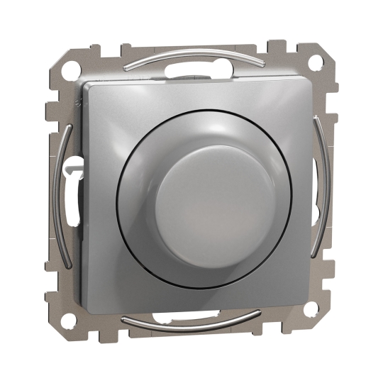 SDD113502 Світлорегулятор (димер) поворотний для LED ламп, алюм., Sedna Design, Schneider Electric
