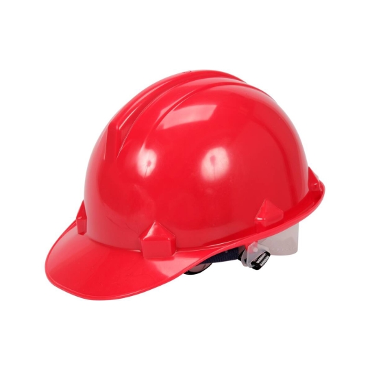 74174 Каска захисна, HDPE пластик, червона, VOREL