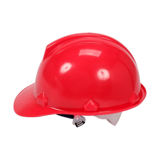 74174 Каска захисна, HDPE пластик, червона, VOREL