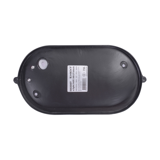 l002007 Світильник e.light.1401.1.60.27.black 60W, овал, чорний ENEXT