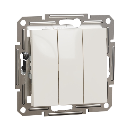 EPH2170123 Вимикач 3кл., кремовий, ASFORA, Schneider Electric