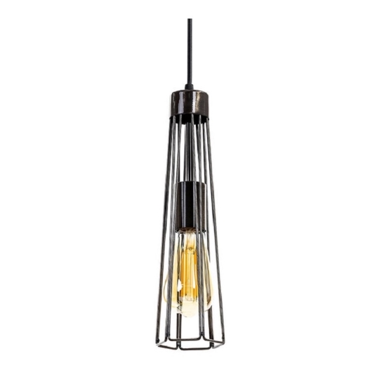 Підвісний світильник 1xE27 чорний Halo P85 Black Atmolight