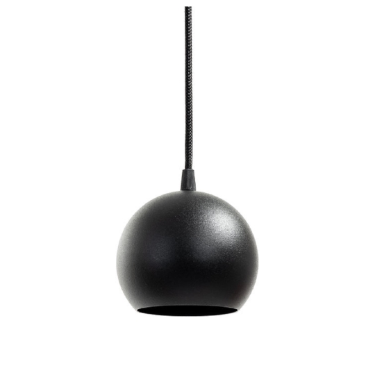 Підвісний світильник 1xGU10 чорний Bowl GU10 P115 Black Atmolight