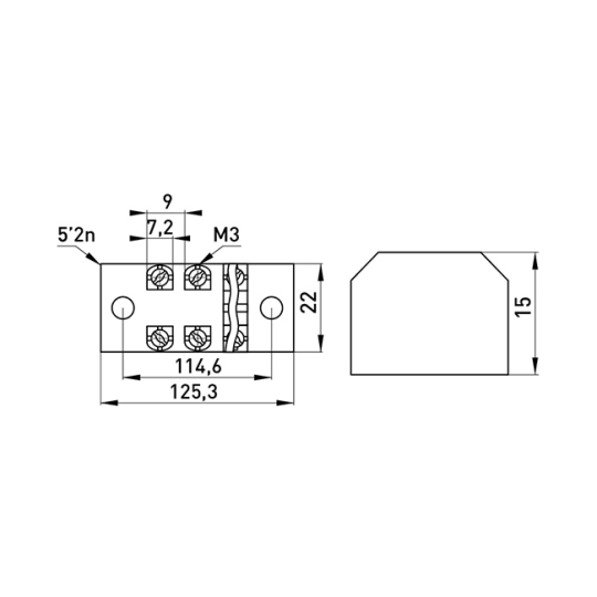 p056005 Клемна колодка захищена e.tc.protect.15.12, 15А, 12 полюсів, E.Next