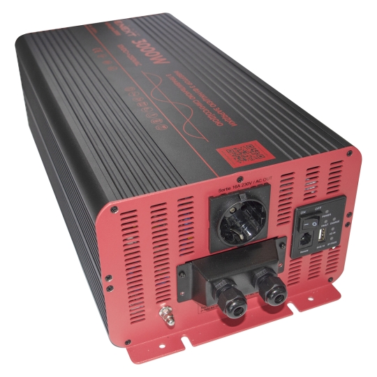s073004 Інвертор з функцією зарядки e.inv.pro.3000 12/220В 3000Вт, чистий синус Enext