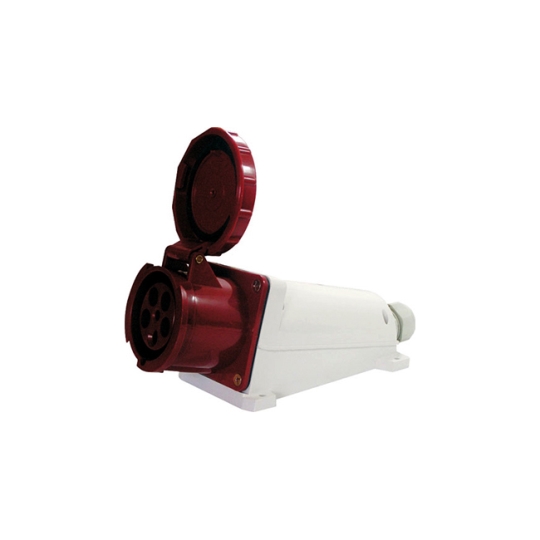 p012009 Силова розетка стаціонарна 5р, 63А, IP67, e.socket.pro.5.63, E.Next