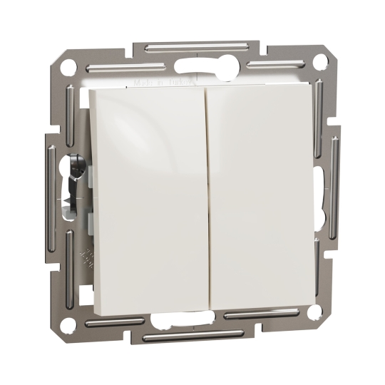 EPH0670123 Вимикач 2кл. прохідний, кремовий, ASFORA, Schneider Electric