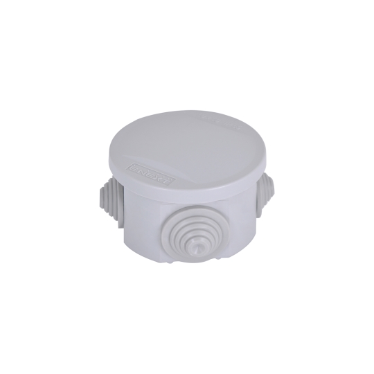 p016107 Коробка розподільча зовнішня 50х50мм, сіра, e.db.pro.d50.50u, E.Next