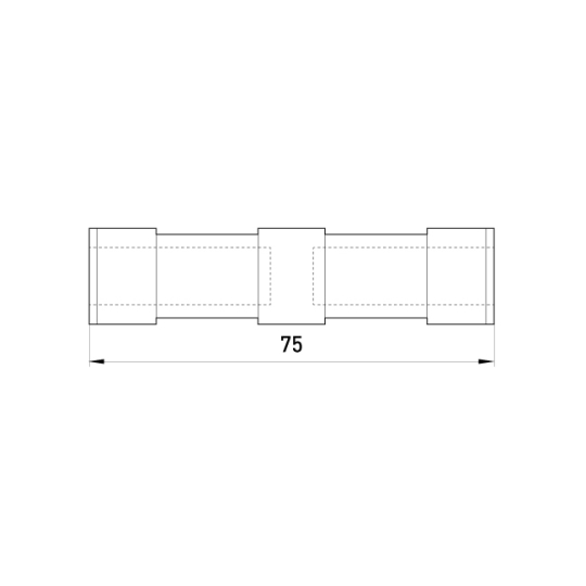 p048004 Гільза з'єднувальна ізольована 16 мм², для СІП, e.tube.pro.ins.a.16.16, E.Next