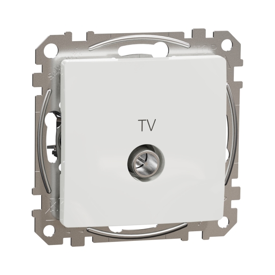 SDD111471 Розетка TV кінцева 4 дБ, біла, Sedna Design, Schneider Electric