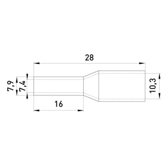 s3036055 Ізольований наконечник втулковий e.terminal.stand.е25-16.green, 25,0мм зелений ENEXT