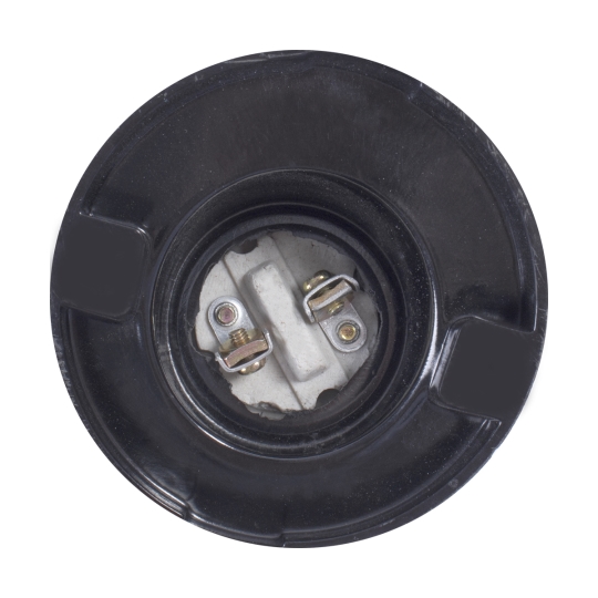 s9100018 Патрон Е27, бакелітовий, чорний, зміщений, e.lamp socket wall skew.E27.bk.black, E.Next