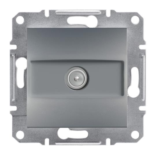 EPH3200162 Розетка TV кінцева 1 дБ, сталь, ASFORA, Schneider Electric