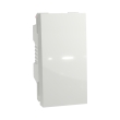 NU310618 Кнопка 1кл., 1 модуль, біла, New Unica, Schneider Electric
