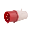 p011005 Силова вилка переносна 4р, 32А, IP44, e.plug.pro.4.32, E.Next