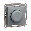 EPH6800162 Світлорегулятор (димер) поворотний LED, 3-370Вт, сталь, ASFORA, Schneider Electric