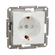 EPH2970221 Розетка з з.к. і шторками, біла, ASFORA, Schneider Electric