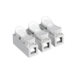 Клемна колодка 3х2,5 мм² натискна, WIRE SPRING-3/2.5, HOROZ