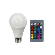 LM734 Лампа світлодіодна з пультом A60, 5W, E27, RGB, Lemanso