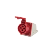 p012004 Силова розетка стаціонарна 4р, 16А, IP44, e.socket.pro.4.16, E.Next