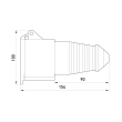 p012021 Силова розетка переносна 5р, 32А, IP44, e.socket.pro.5.32, E.Next
