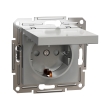 EPH3100161 Розетка з з.к. з кришкою, алюміній, ASFORA, Schneider Electric
