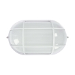 l002029 Світильник e.light.1403.1.100.27.white 100W, овал, білий з решіткою ENEXT