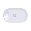 l002029 Світильник e.light.1403.1.100.27.white 100W, овал, білий з решіткою ENEXT