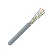 U/UTP 4х2х24AWG Вита пара внутрішня 4х2х0,51мм, Cat5E, мідна, сіра, ЗЗКМ