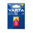 Батарейка лужна 6LR61/9V (Крона), LongLife Max Power, VARTA (уп./1шт.)