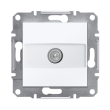EPH3270121 Розетка TV кінцева 1 дБ, біла, ASFORA, Schneider Electric