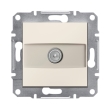 EPH3270123 Розетка TV кінцева 1 дБ, кремова, ASFORA, Schneider Electric