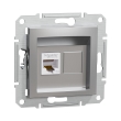 EPH4300161 Розетка комп'ютерна RJ45, Cat.5E, алюміній, ASFORA, Schneider Electric