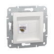 EPH4370121 Розетка комп'ютерна RJ45, Cat.5E, біла, ASFORA, Schneider Electric