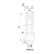 s4041006 Наконечник ізольований 0.5-1.5 мм², червоний, e.terminal.stand.fdd1.25.250, E.Next (100шт.)
