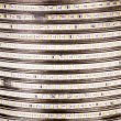 Світлодіодна стрічка 220V тепла біла, 6W, 10х6мм, IP65, 2700-3500K, smd2835, AVT (бухта/50м)