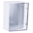 Шафа удароміцна ABS 500x700x250, МП, з прозорими дверцятами, IP65