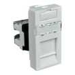 QD 45x22.5-RJ45_HB Розетка комп'ютерна 45х22.5, Cat5E, біла, Kopos